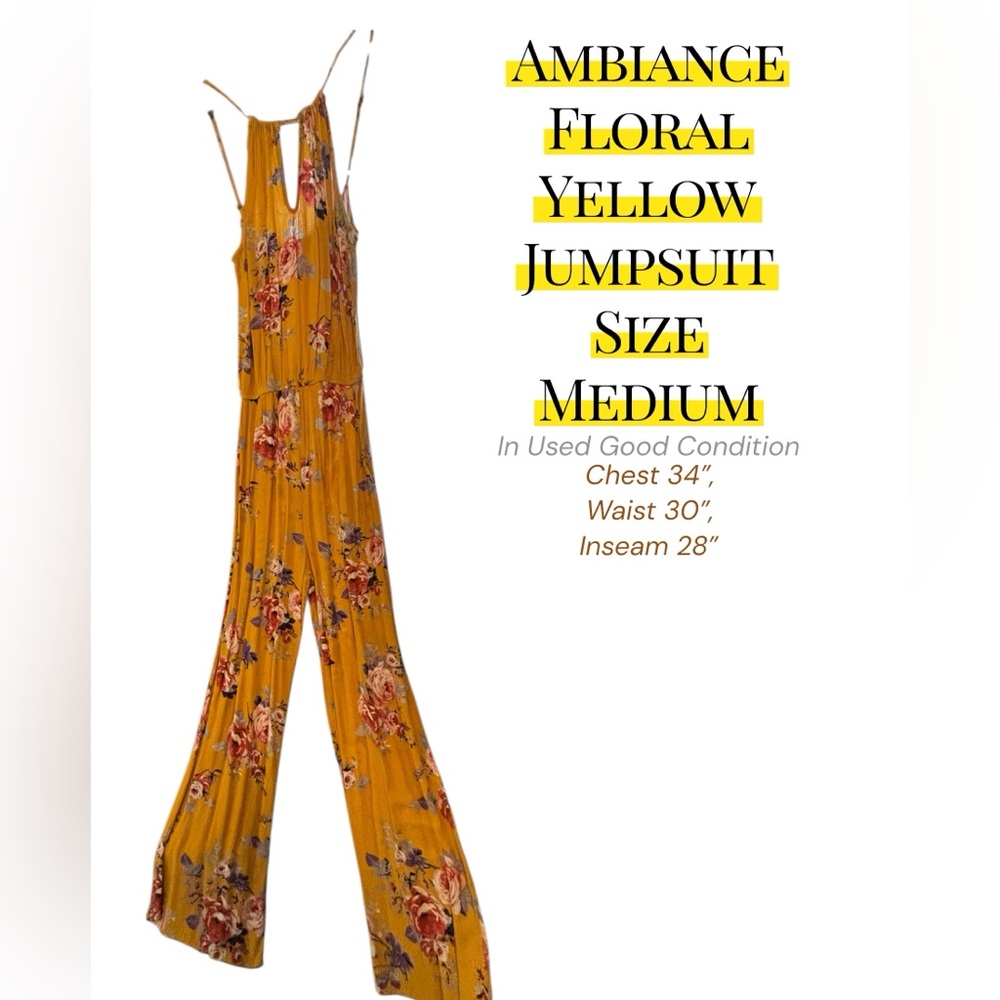 Ambiance Floral Jumpsuit – Size M